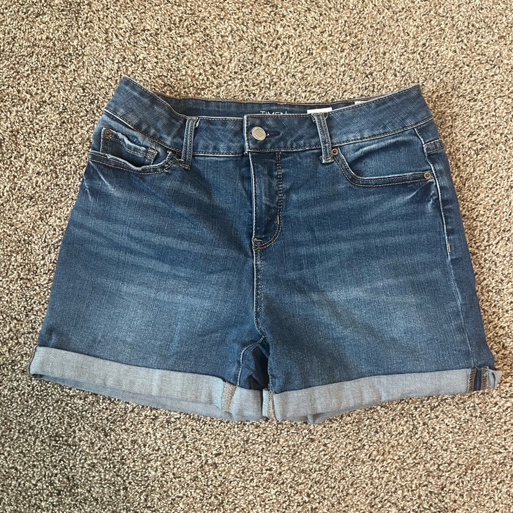 Denim Blue Women's Time and Tru Shorts
